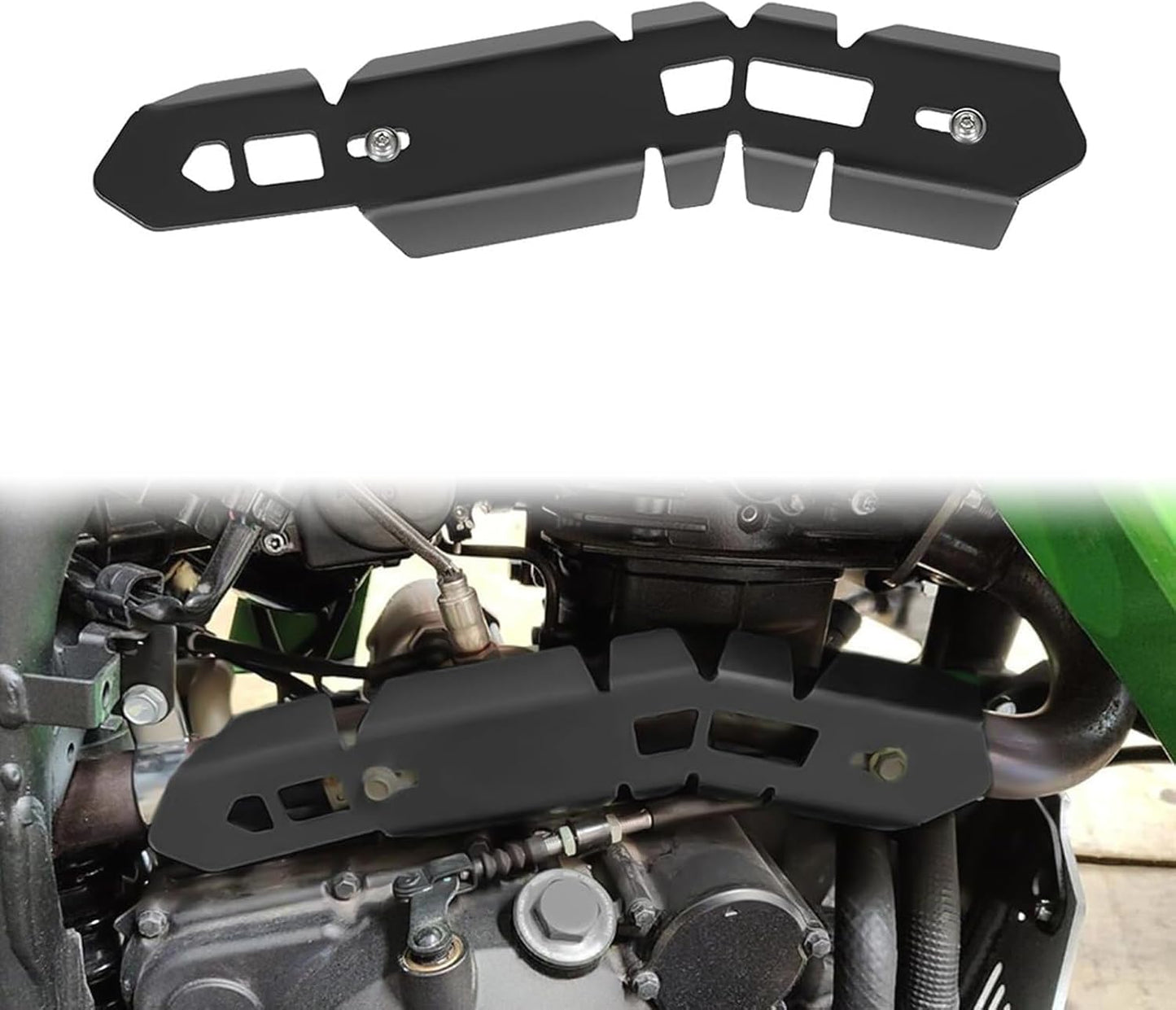Cubierta térmica tubo silenciador KLR650 08-25 negro