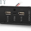 Salida USB 12V RV 45.5W PD3.0 tipo-C 3.1A para coche RV barco
