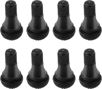 Vástago válvula neumático negro corto 0.453pulg