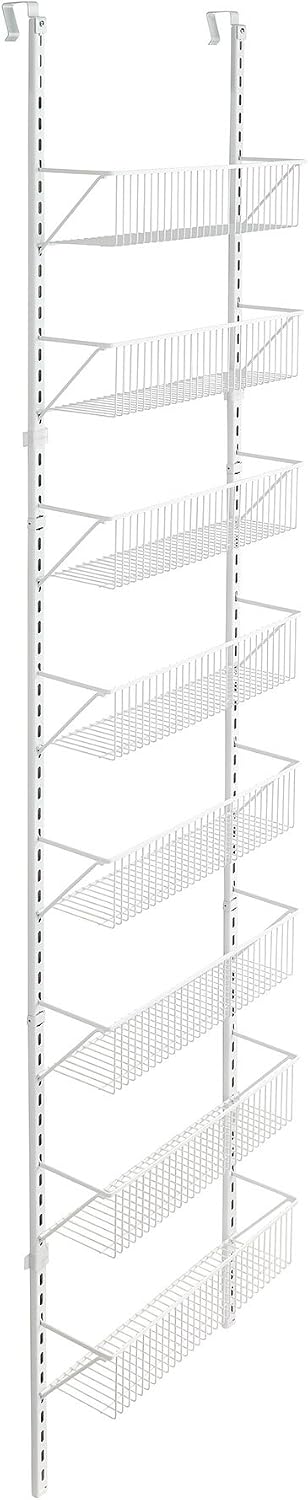 Organiz. cesta ajustable pared puerta 8 niveles 18"