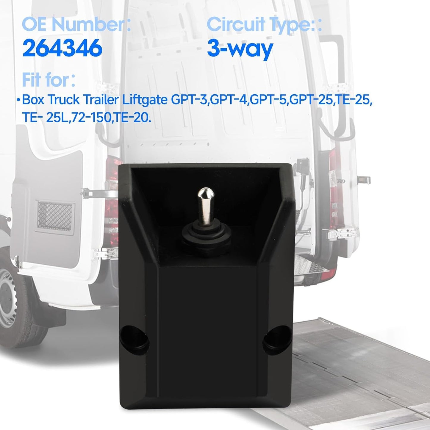 Interruptor puerta elevación caja camión remolque GPT-25
