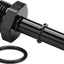 Adaptador combustible aluminio negro 3/8" SAE