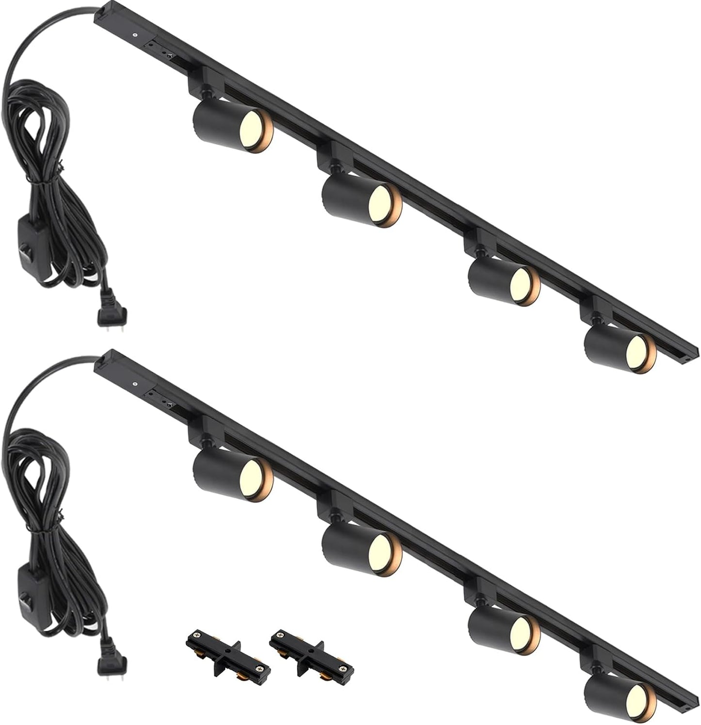 Kit iluminación LED 8 luces riel conectable GU10 cocina