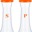 Set 2 Saleros Pimenteros Plástico Tapas Recipiente Grande Vintage