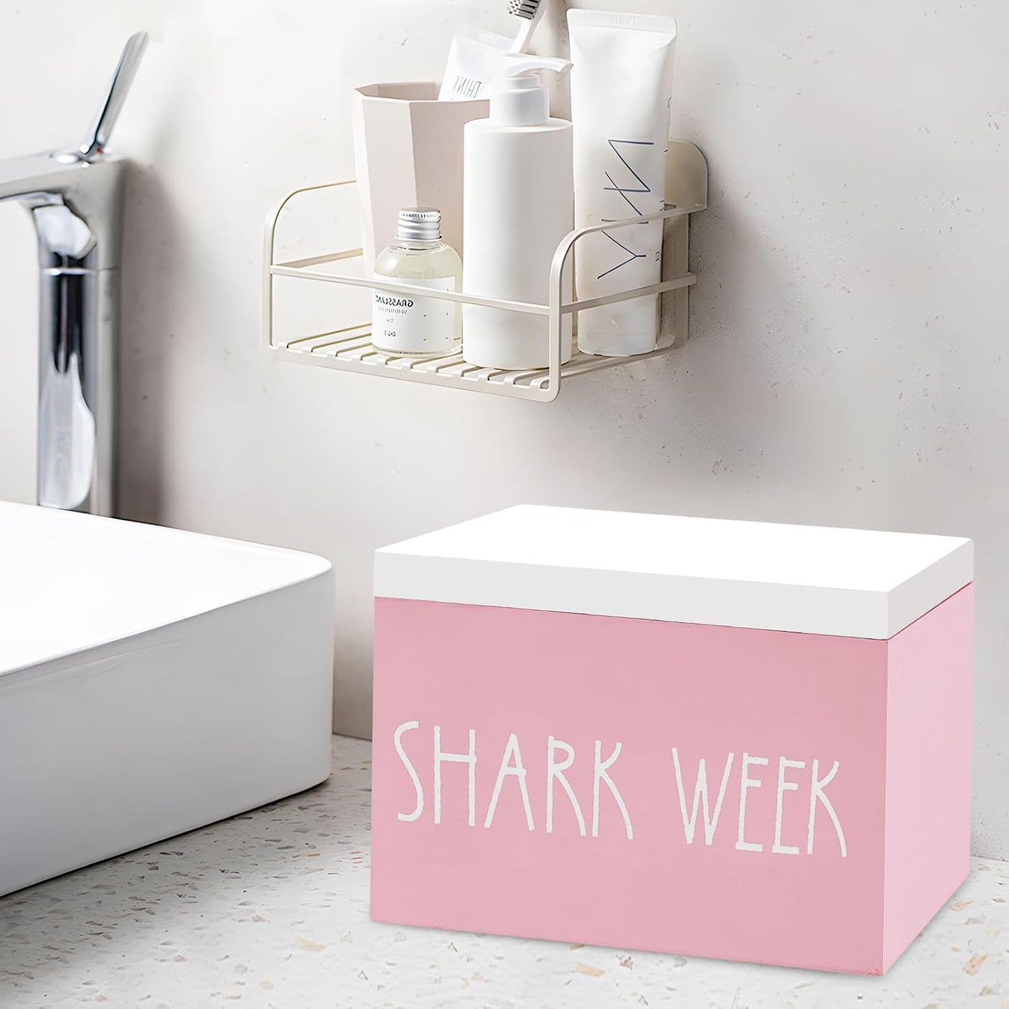 Soporte tampones organiz. baño dispensador