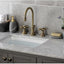 Grifo lavabo latón cromo pulido mango cruzado