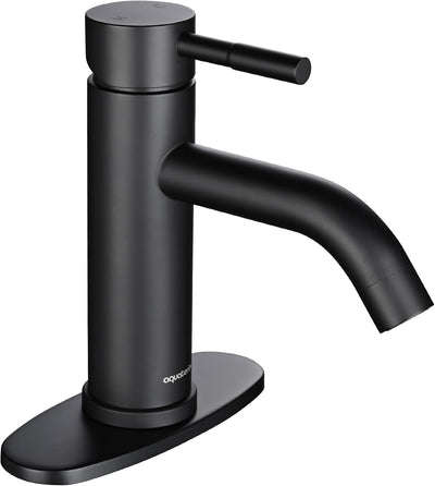 Grifo baño negro mate una manija 1 o 3 agujeros