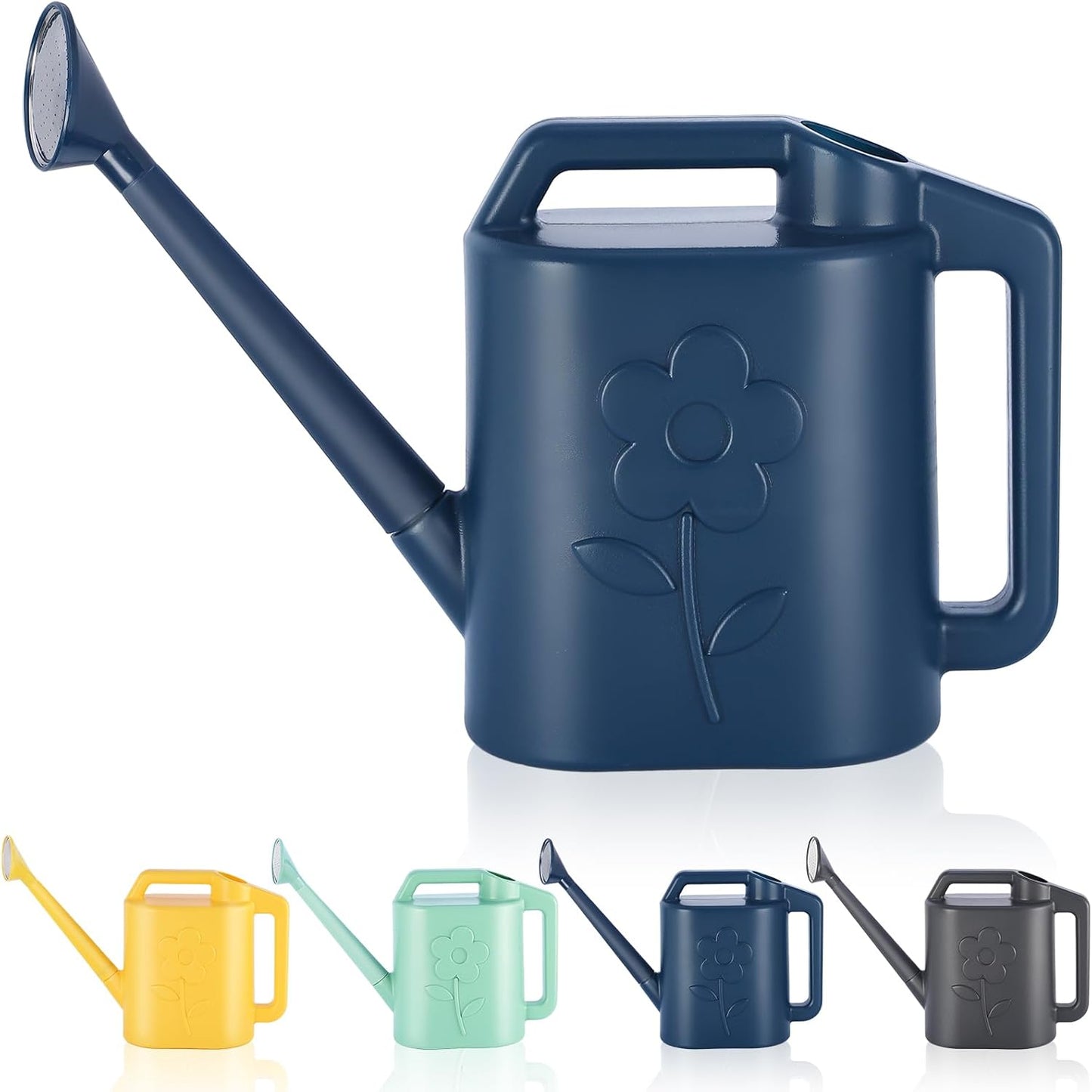 Regadera 2gal para plantas interior y exterior con pico largo