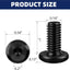Tornillos cabeza plana 5/16-18x1 pulg acero inox 18-8 negro 10uds