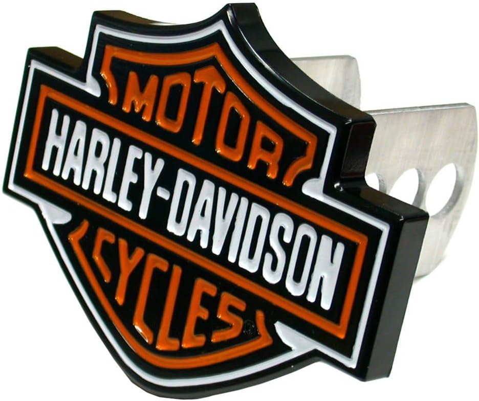 Enganche remolque aluminio logo Harley-Davidson a color
