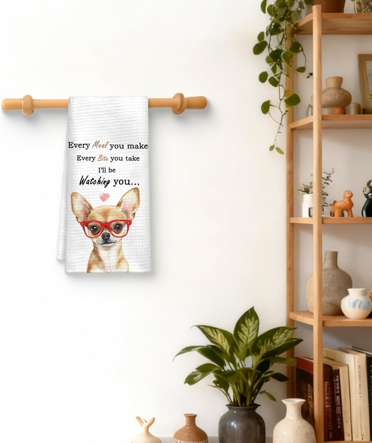 Toalla cocina chihuahua regalo amantes perros