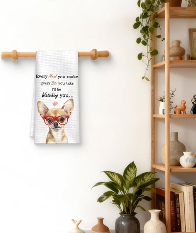 Toalla cocina chihuahua regalo amantes perros