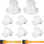 8 Filtros HEPA Repuesto Aspiradora KMM LT-117C Cepillo