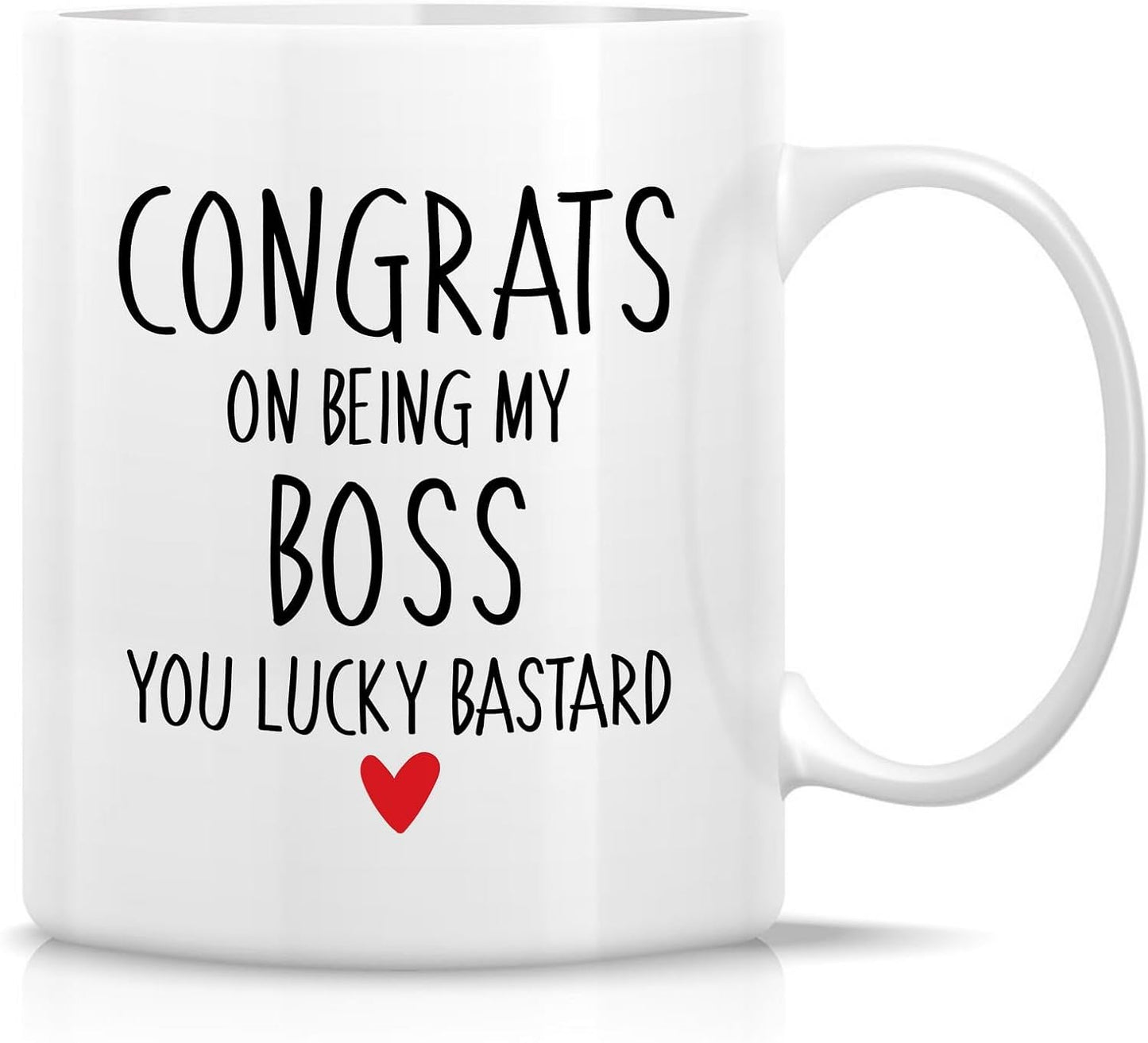 Taza cerámica 11oz Felicidades por ser mi jefe regalo humor oficina