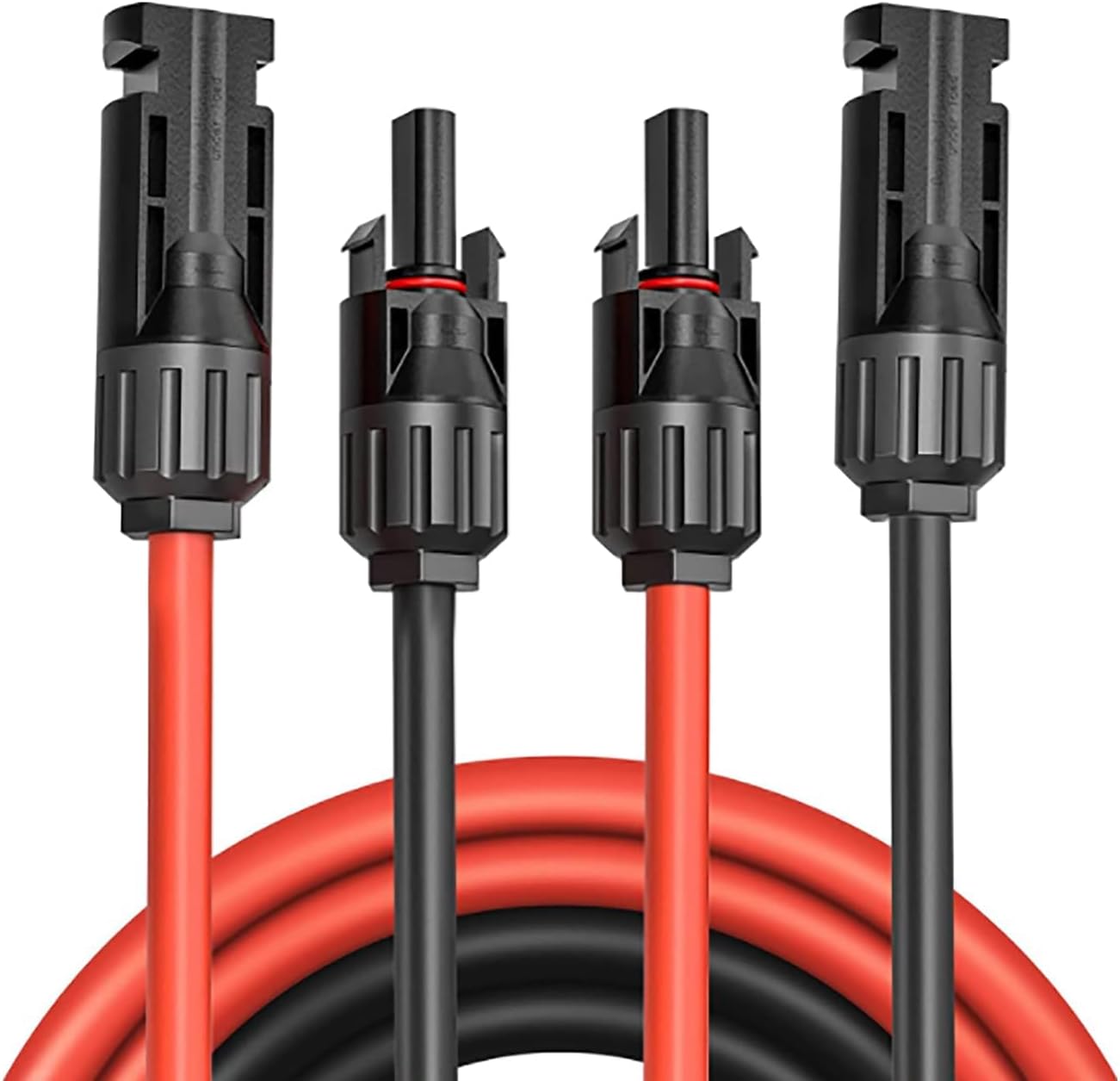 Cable extensión solar 3ft 10AWG con conectores resistente