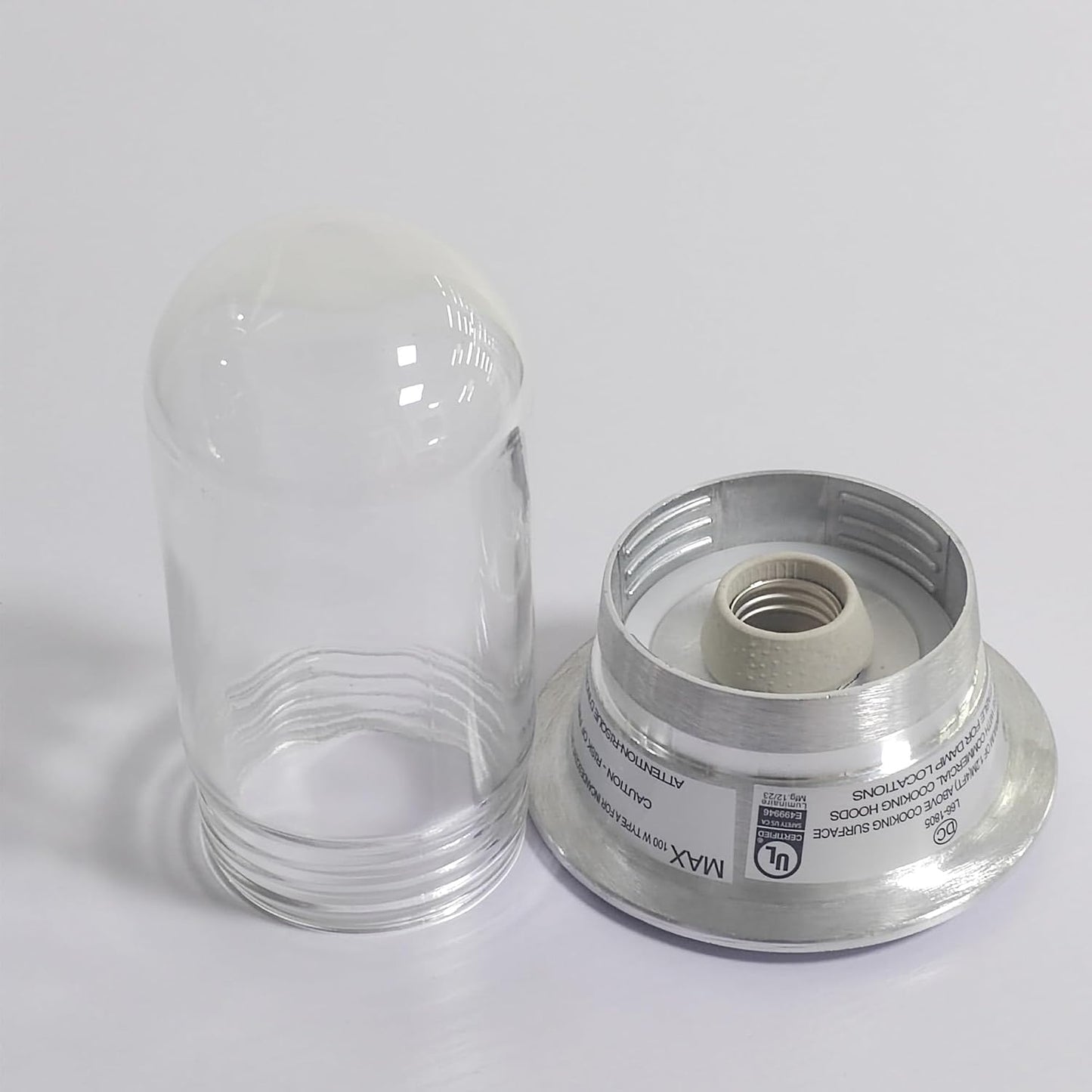 Lámpara campana NTE globo térmico resistente pack 4