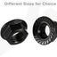 Tuercas hex m4-0.7 acero inox 304 18-8 negro 50 pzas