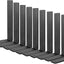Soportes estante rústicos 8pulg pack 10 con accesorios