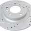 Rotores freno traseros ranurados Mazda 6 Ford Fusion 03-14