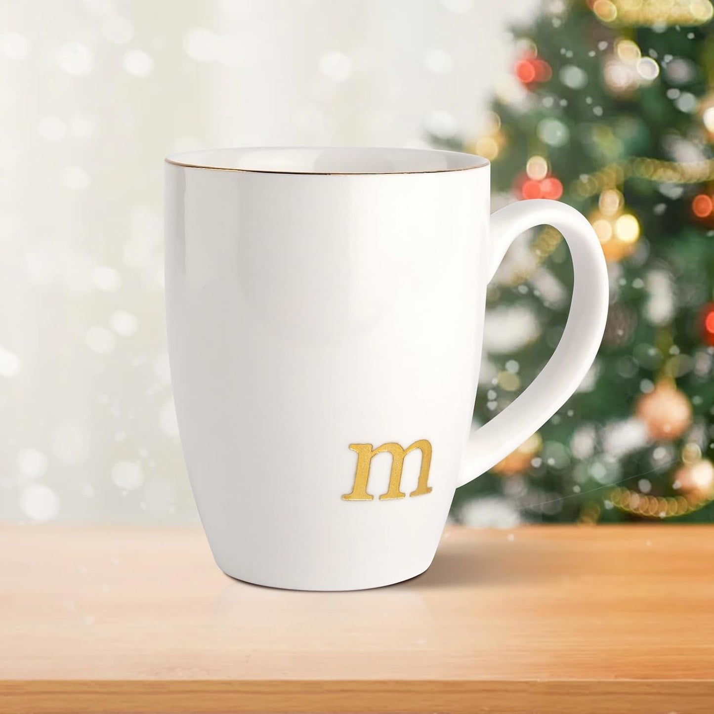 Tazas cerámica con iniciales para mujer oficina hogar 12oz