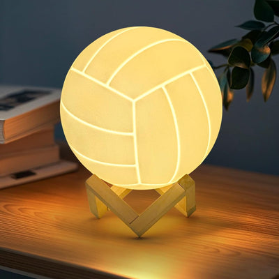 Luz nocturna 3D voleibol 16 colores con control remoto