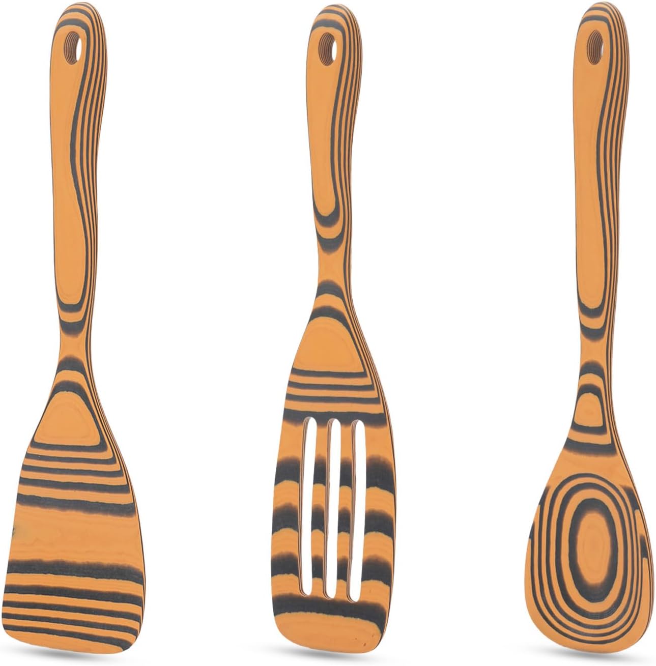 Juego 3 Cucharas Madera Resistentes Antiadherentes