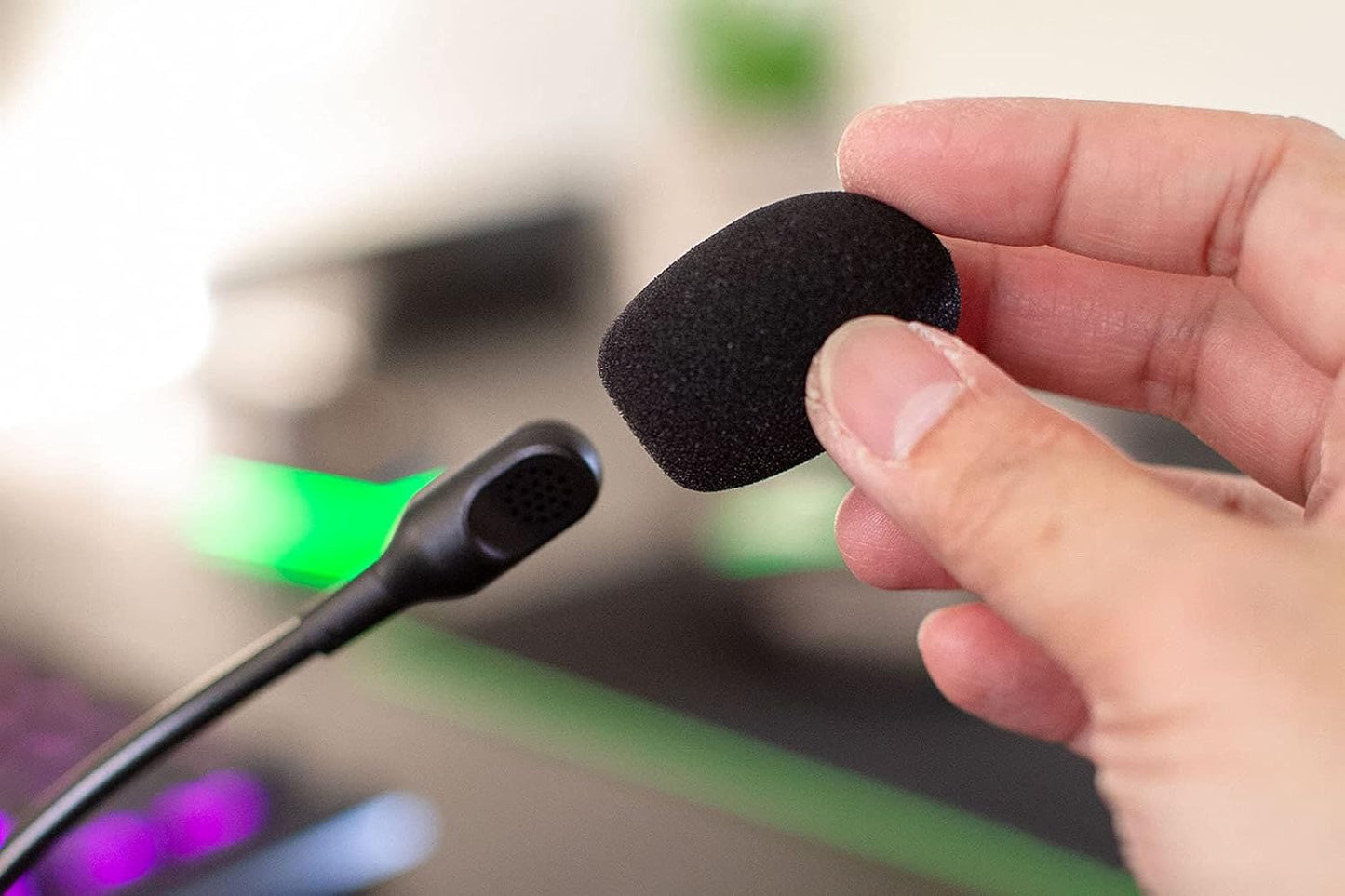 Filtro pop repuesto para auriculares Razer BlackShark V2