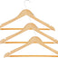 Perchas madera arce antiderrap para camisas set 72