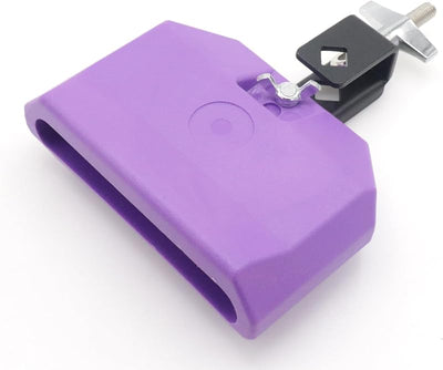 Bloque mermelada 5pulg percusión plástico morado soporte ajustable