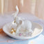 Plato soporte elefante blanco para anillos y joyas