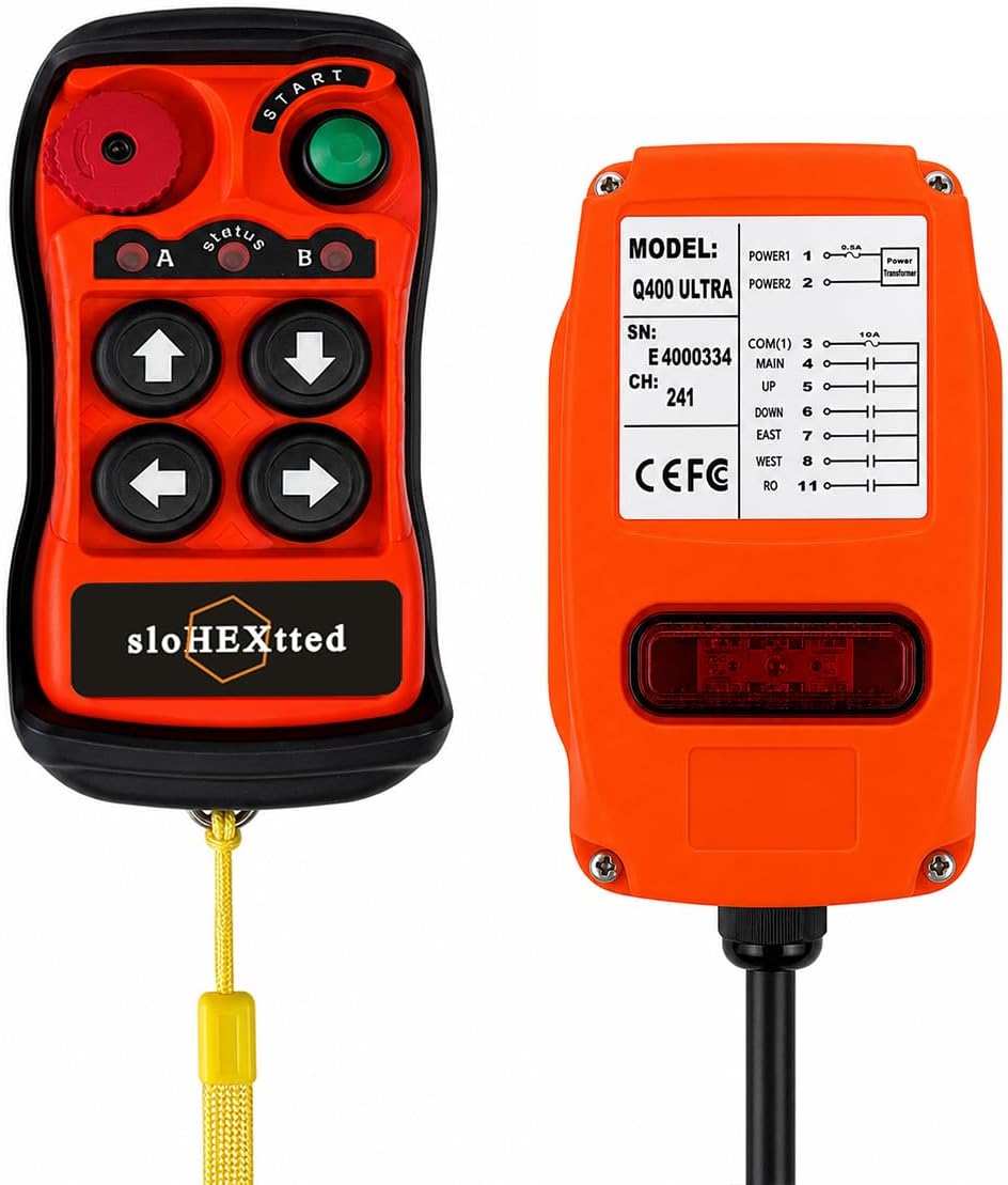 Kit control remoto grúa inalámbrica 4 botones