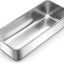 Molde acero inox 12x5pulg para pan, pastel, lasaña