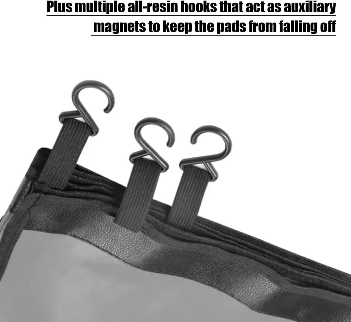 3 Fundas Guardabarros Magnéticas Cuero Sintético Universal