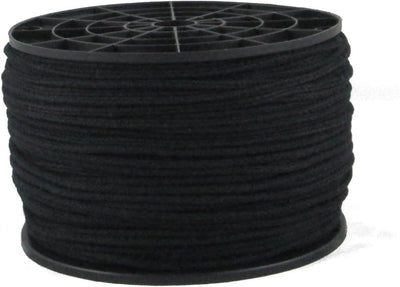Cuerda amarre algodón negro 1/8pulg 600ft reforzada