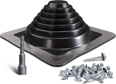 Tapajuntas tubería techo metal bota silicona 1/4-5