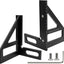 Regla multiángulo 3D negra de aluminio para carpintería