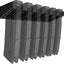 Soporte pared PMag ABS 6x estante revistas