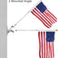 Soporte mástil bandera acero inox 1.25pulg resistente