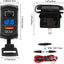 Adaptador USB tipo C 12V QC3.0 PD con voltímetro para RV