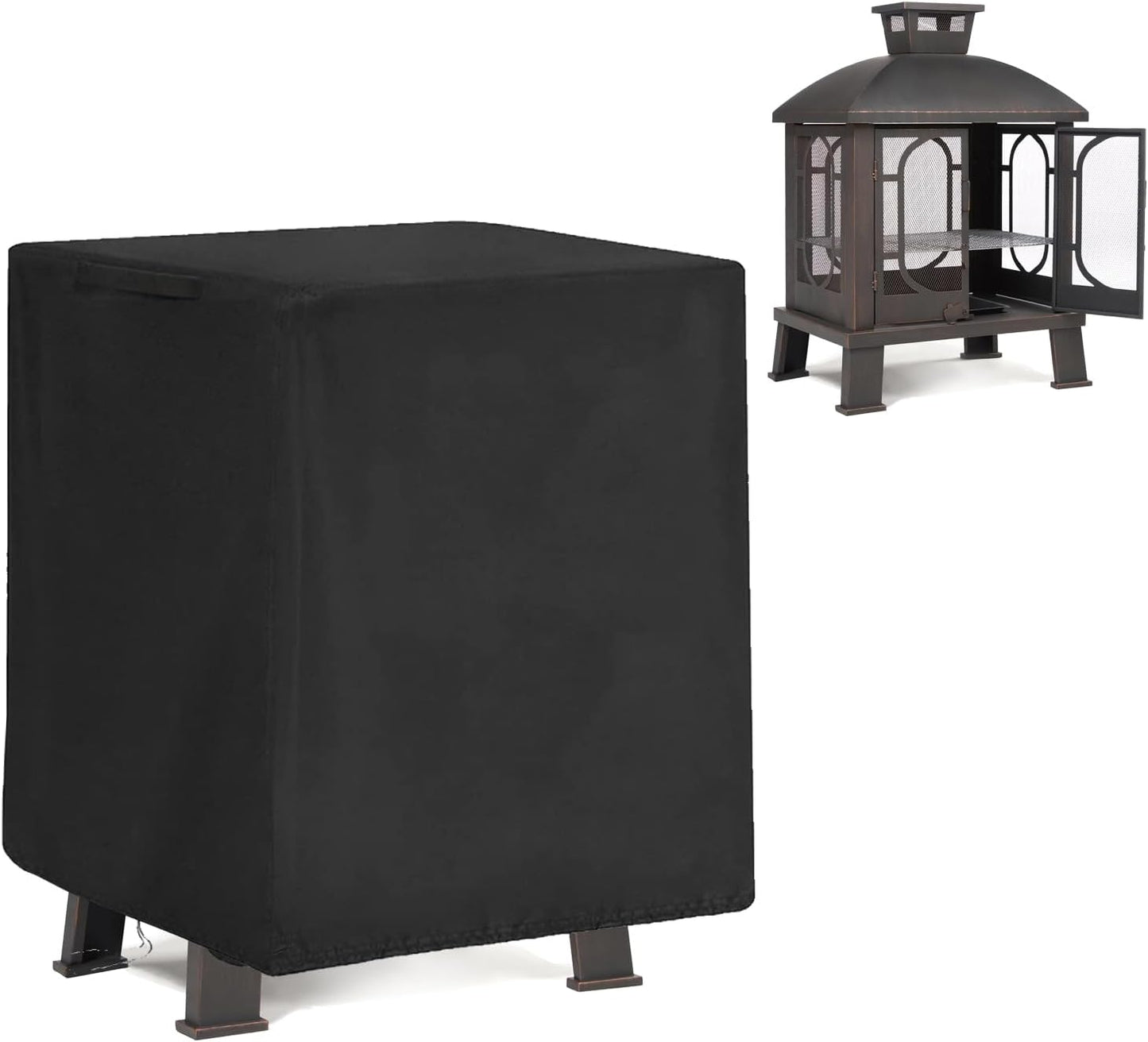 Cubierta chimenea 45" impermeable UV resistente patio
