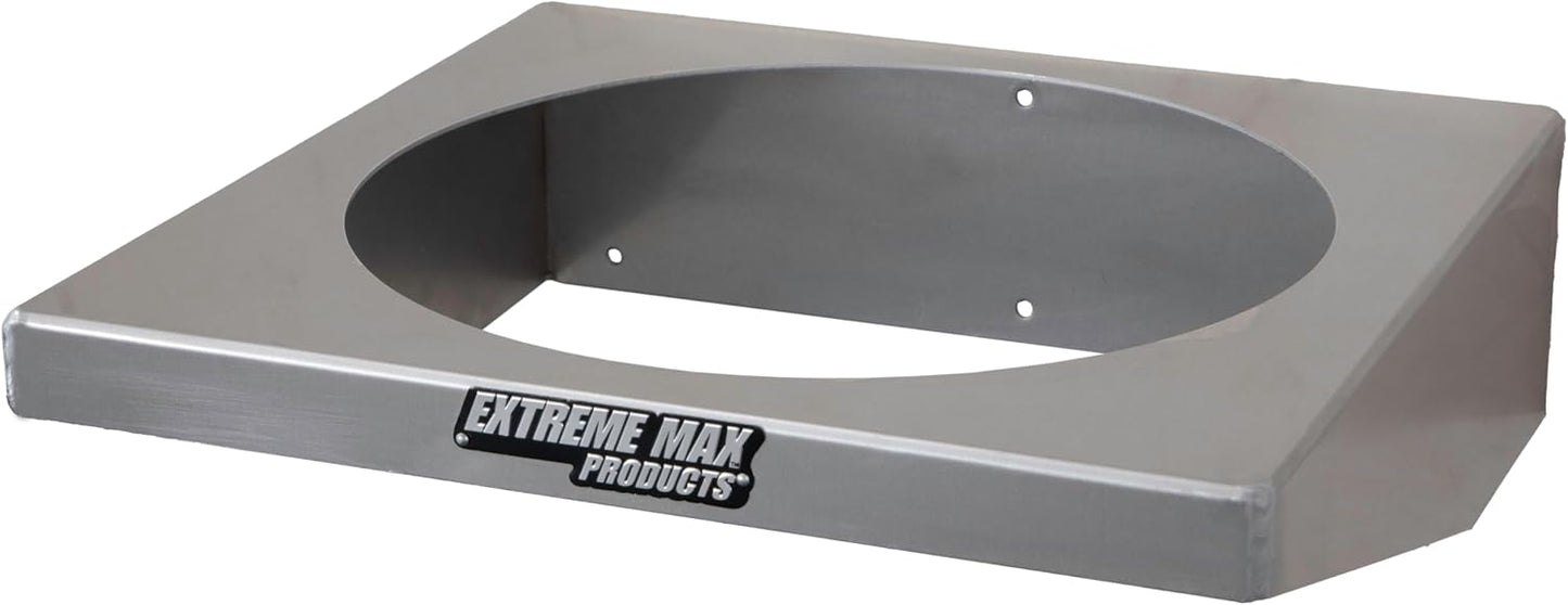 Soporte cubo aluminio 5gal para remolque tienda garaje plata
