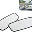 2 Espejos Punto Ciego Rectangulares Vidrio HD Adhesivos