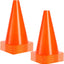 30 Conos Plástico 9" Naranja Uso Interior Exterior
