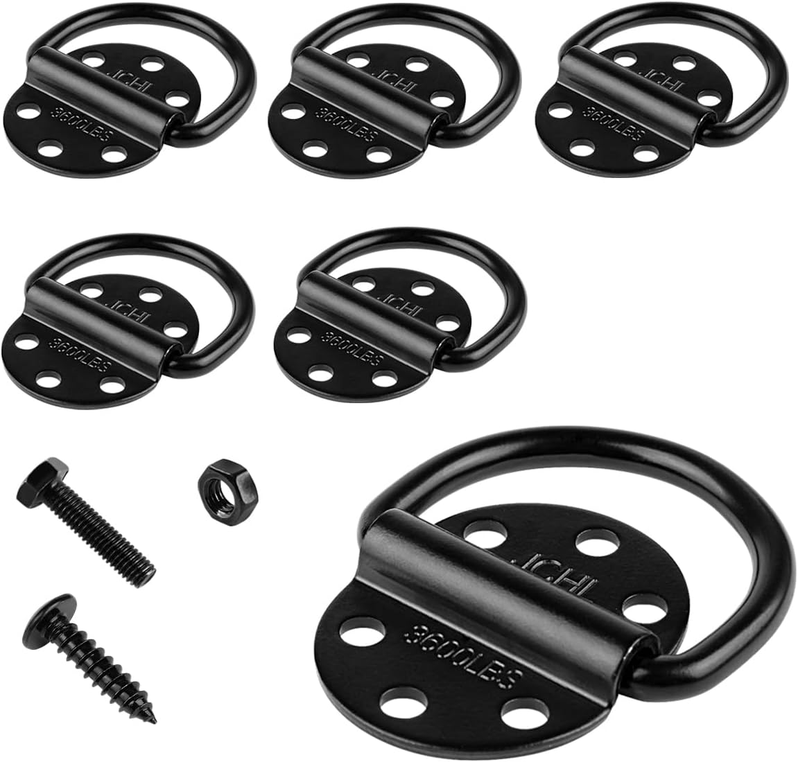 Anclaje anillo D acero 3600lb para remolques camiones SUV