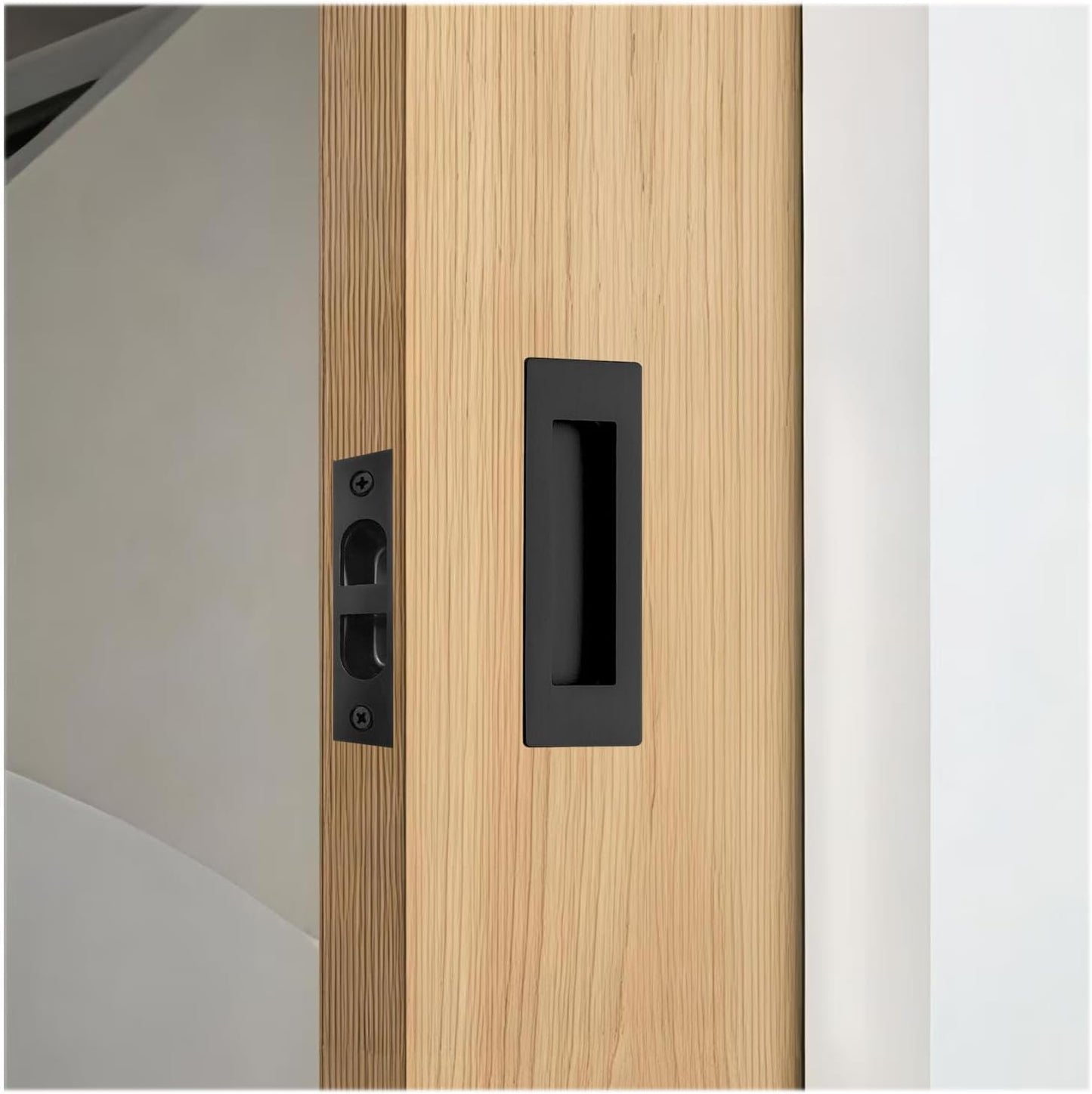 Manijas puerta tirador dedo 4.72pulg acero inox negro