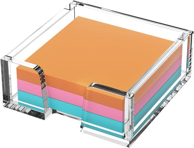 Portapapeles acrílico transparente cuadrado 3x3 set 3