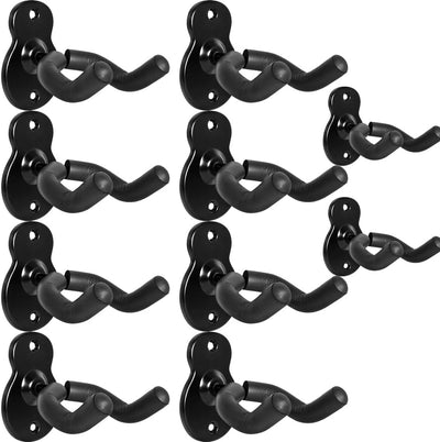 Soporte pared colgador guitarra negro 10 Pzas