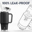 Vaso acero inox 32oz con asa tapa popote aislado 24h