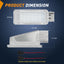 2 Pzas Luz Led Interior Audi Azul Plug and Play