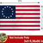 Bandera EE.UU. Betsy Ross 3x5 cosida estrellas rayas